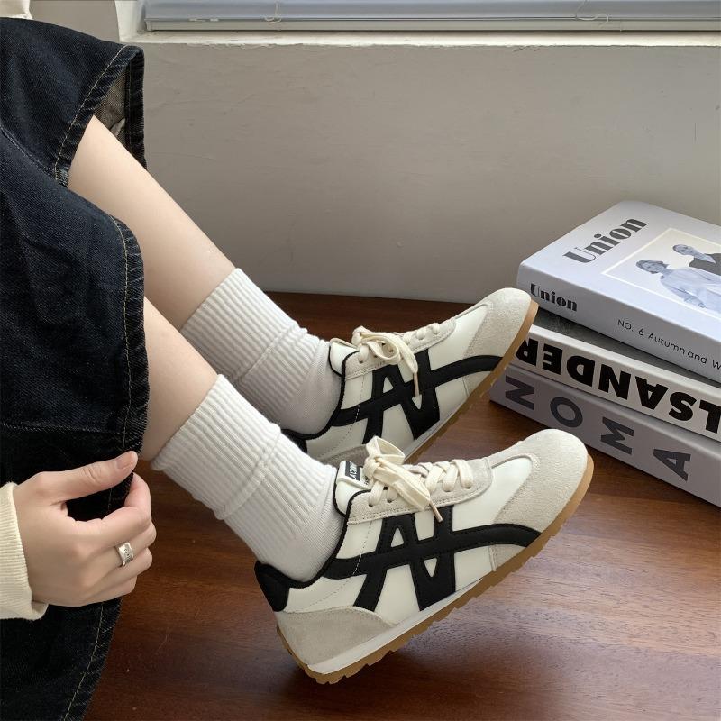 

Spring and Autumn flat-bottomed non-slip little white shoes board shoes new comfortable casual running sports women s shoes 40 бежевый