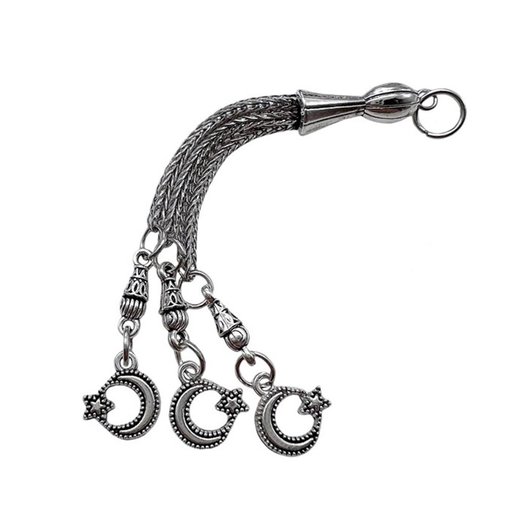 Vintage Metal Brushes Antique Silver Necklace Accessories Religious Jewelry Making Components DIY Bracelet Connectors