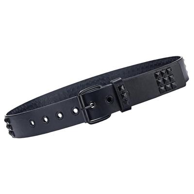 [Chrome Crane] Belt, Metal Studs, Rock Style, Casual Fashion, Stylish, Men's & Women's BLT098 (Black)