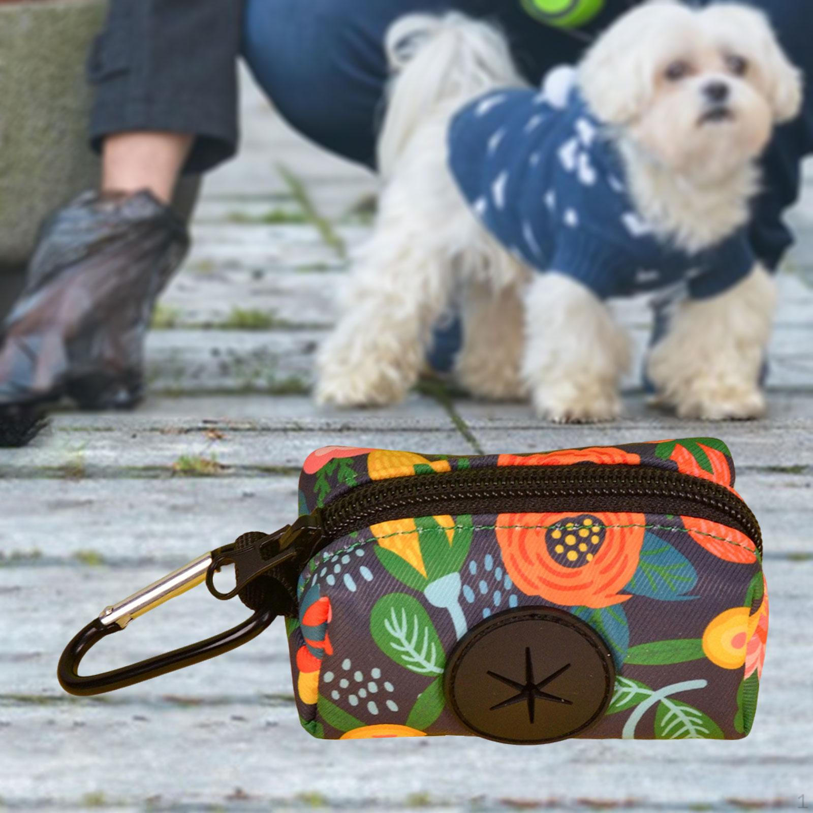 

Держатель пакетов для собачьих отходов для поводка, аксессуар, легкий, для уборки Flower