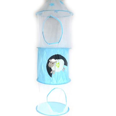 [M4691] – Hängeaufbewahrung „Tom und Zoé“, blaues (106 x 31 cm) Schaf