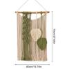 Boho Tapestry Macrame Wall Decor Hand-woven Color Macrame Wall Hanging Ornament Bohemian Craft Decoration Gorgeous Tapestry