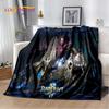 3D HD StarCraft Game Gamer Zachte Pluche Deken, Flanellen Deken Plaid voor Woonkamer Slaapkamer Bed Bank Picknick Deksel Kinderen