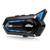 Motorgo BT31 Bluetooth 5.3 Motorcycle Helmet Headset - 48H Battery, LED Light, HD Audio with Voice Control