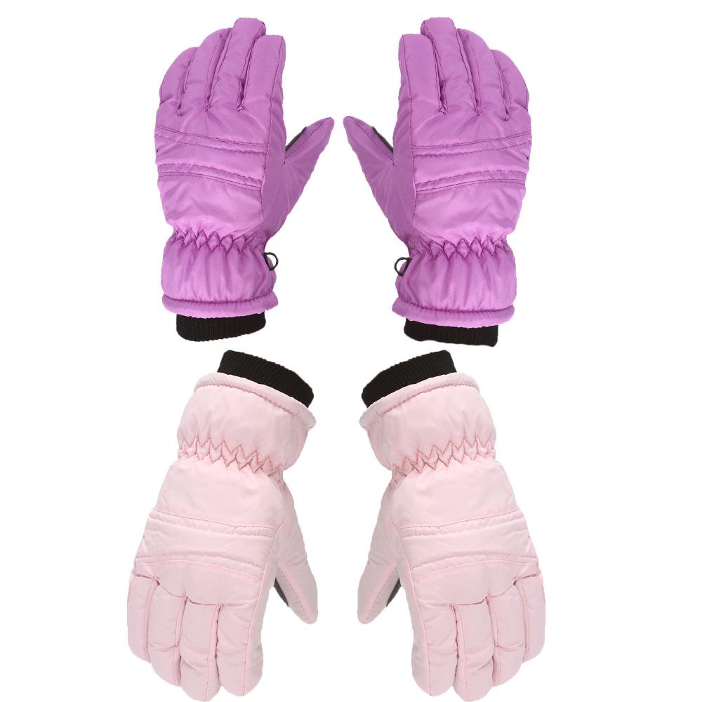 Kinder Winddichte Winter Skihandschuhe, Dicke Rutschfeste Kälteschutz für Outdoor Radfahren, 2 Paar