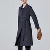 Vanzhen Women's 100% Wool Mid-Length Coat with Belt