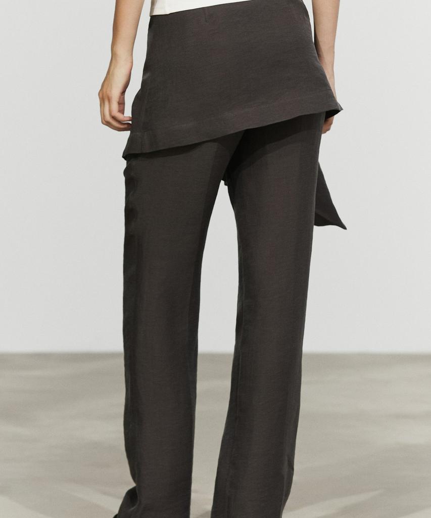 Masimodutti Linen Blend Skirt Pants