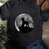 Giant Schnauzer Dog Moon T-Shirt Cute Halloween Schnauzer - Gift for Dog Lovers - Funny Dog - Schnauzer Lovers, Mother's Day
