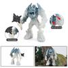 Action Figure Clear Texture Moveable Joints Lifelike Cognitive Tool Good Fidelity Display Bright Color Ice Man Figurines Collection Children Toy Model