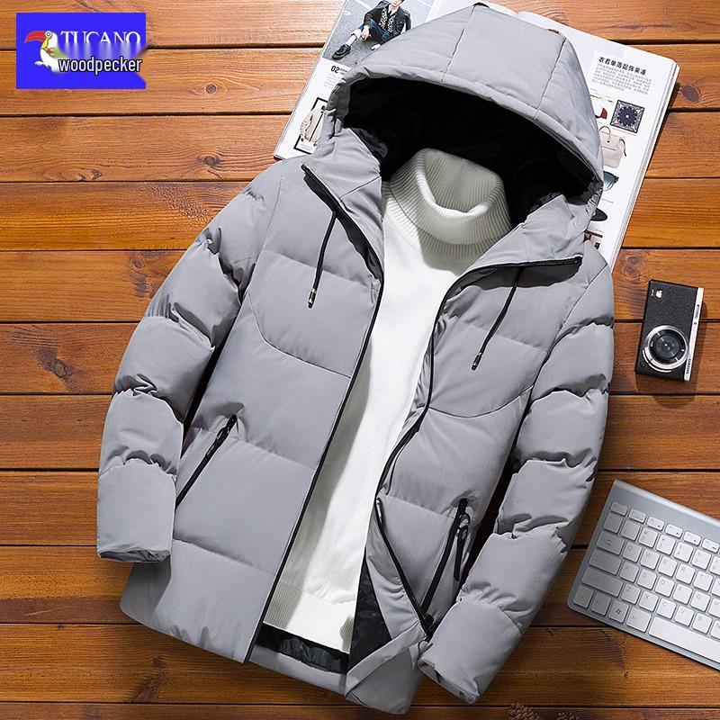 

Men s 2025 Woodpecker Lightweight Cotton-Padded Winter Jacket - Thick, Warm & Trendy M