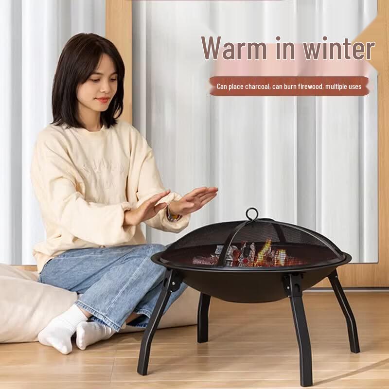 Explorer Multi-functional Folding Fire Pit & BBQ Grill Set