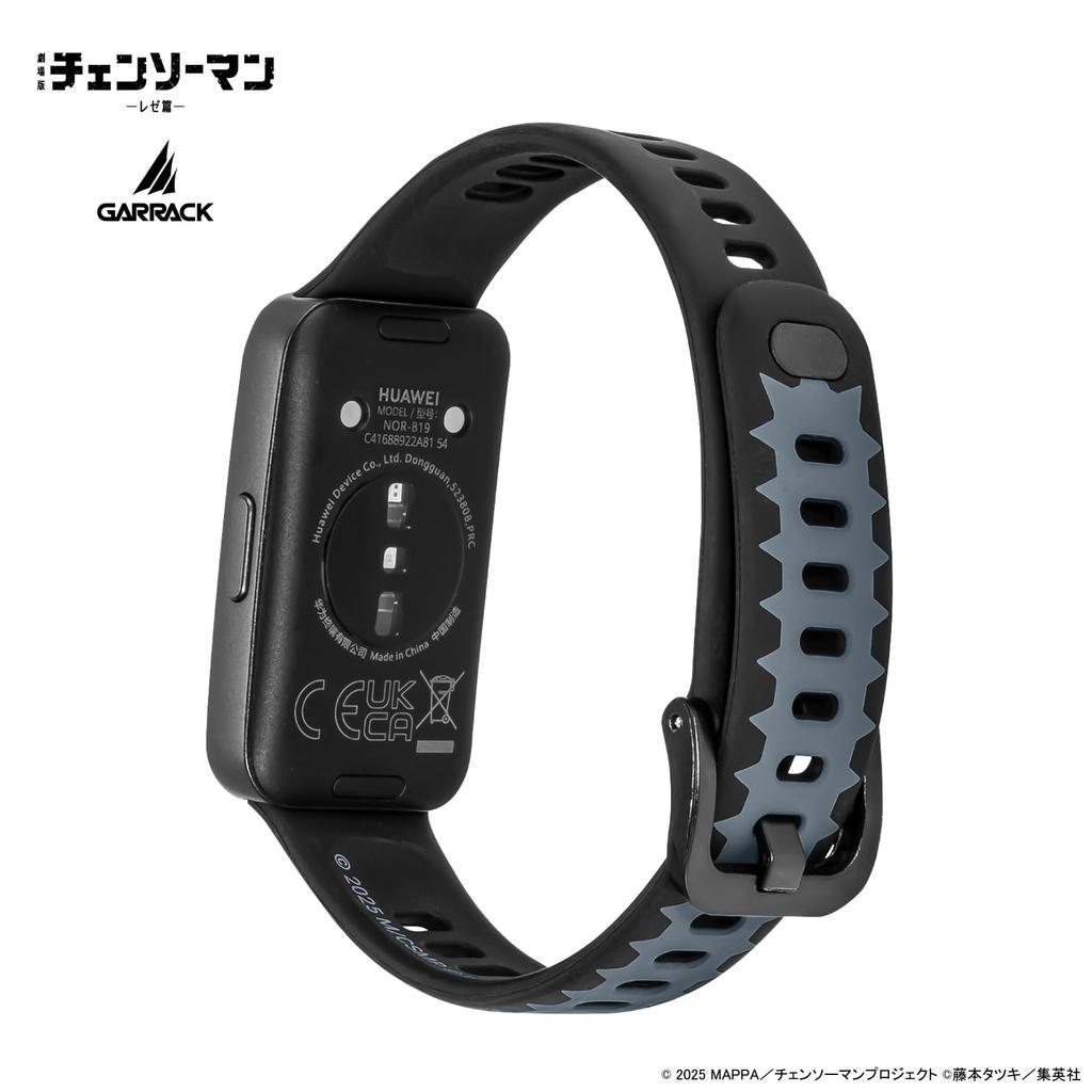 GARRACK Chainsaw Man Collaboration Denji Quartz 5 ATM Water AMOLED Black Unisex Watch, Model, Movement, Resistance, Dial, HUC-CM-BD10-D, [Authentic]