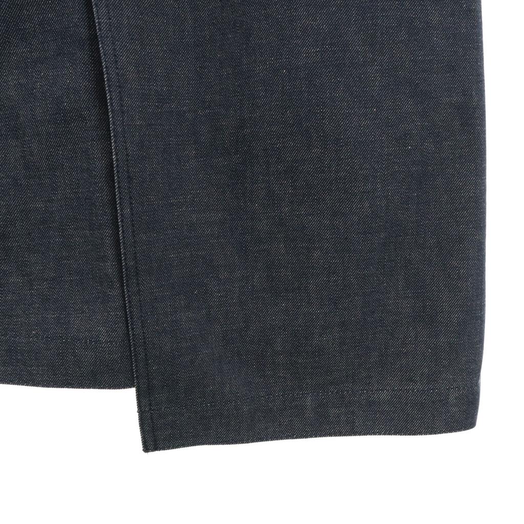 Unused IENA Made In Japan Long Length Rigid Denim Skirt 38 Navy System Women Used