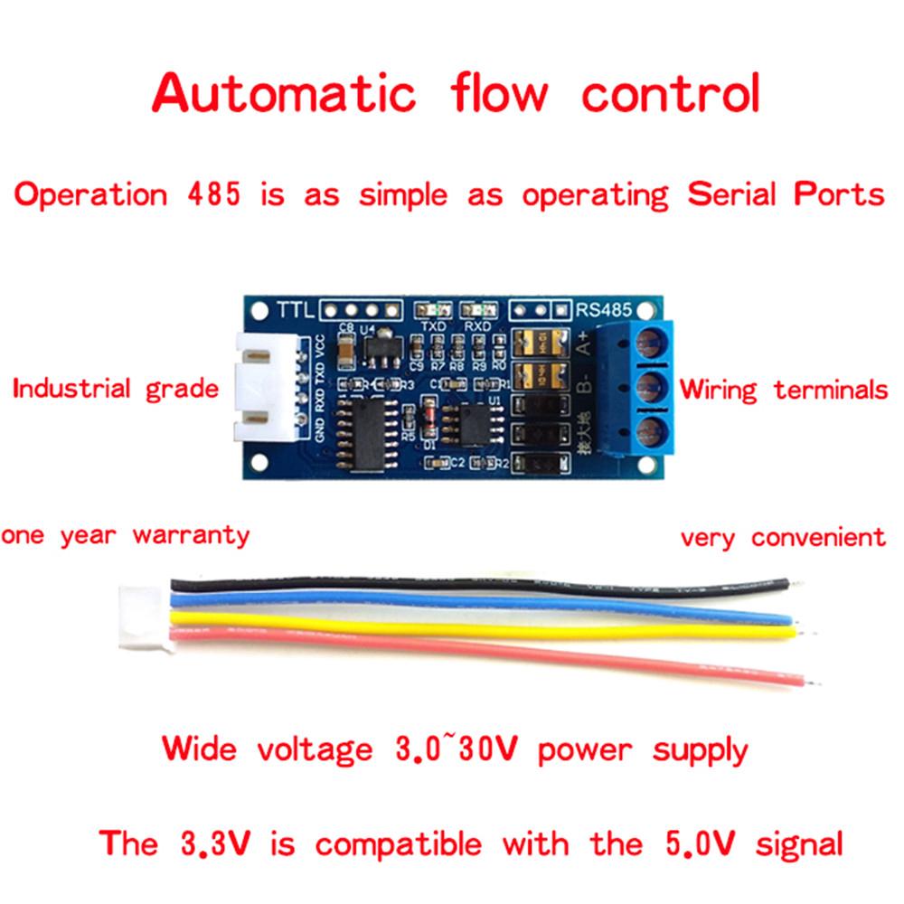 TTL to RS485 Converter Module Hardware Auto Control for Arduino AVR 3.3V/5.0VXUI TTL to RS485 Converter Module Hardware Auto Control for Arduino AVR 3.3V/5.0VXUI