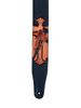 FIREGLOW Cross Rose Black Guitar Strap CVG02-1 &