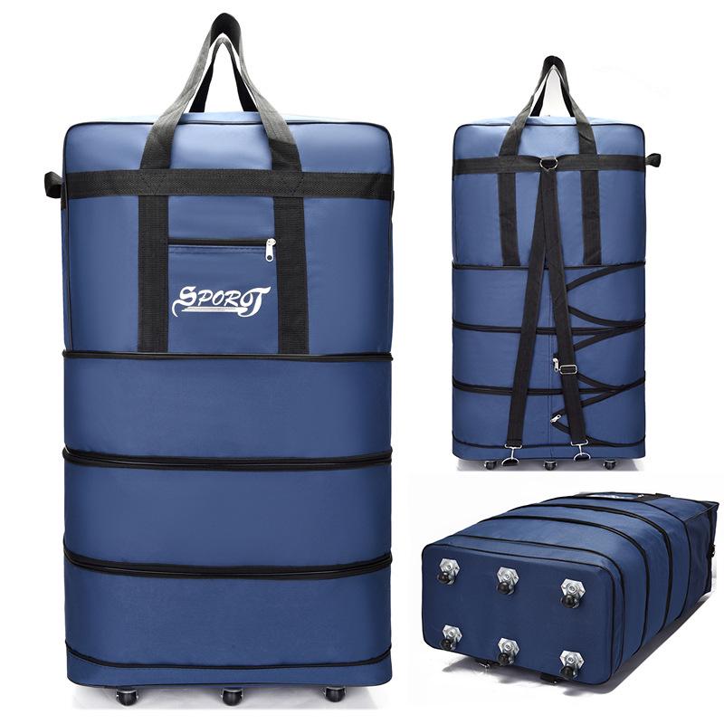 Universal Expandable Wheeled Luggage: Extra-Large Capacity Travel & Study Abroad Bag