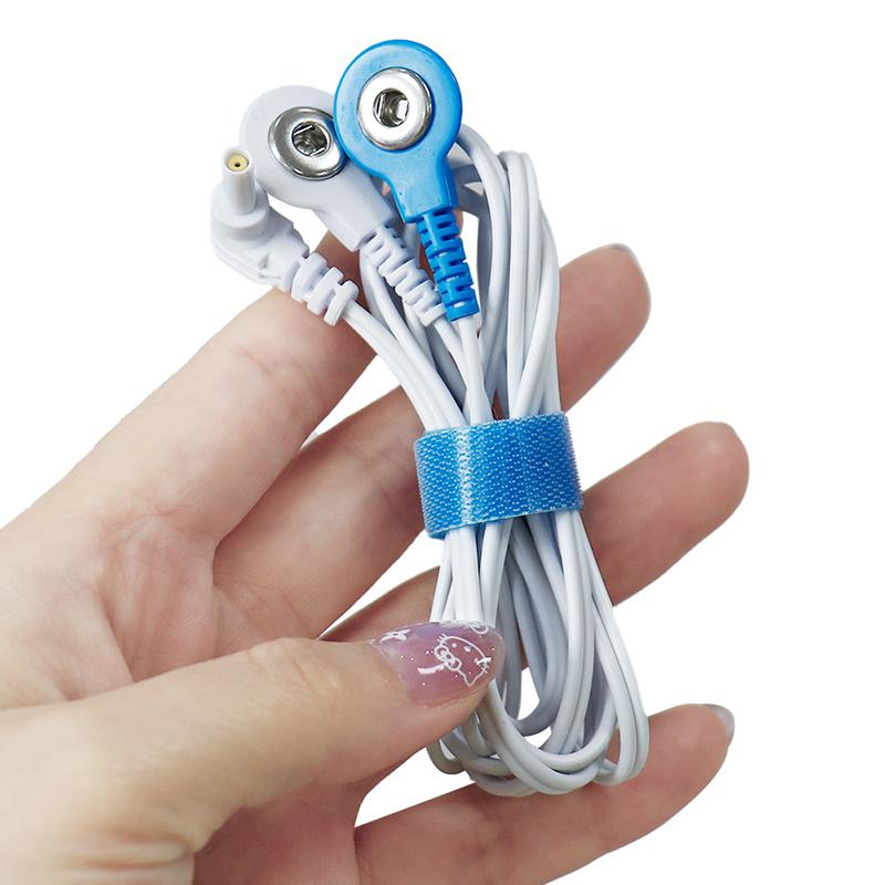 Electrode Wire Snap Connection Electrode Pad Cable For Ems Muscle Stimulator Massager Plug 2/4 Way Wires