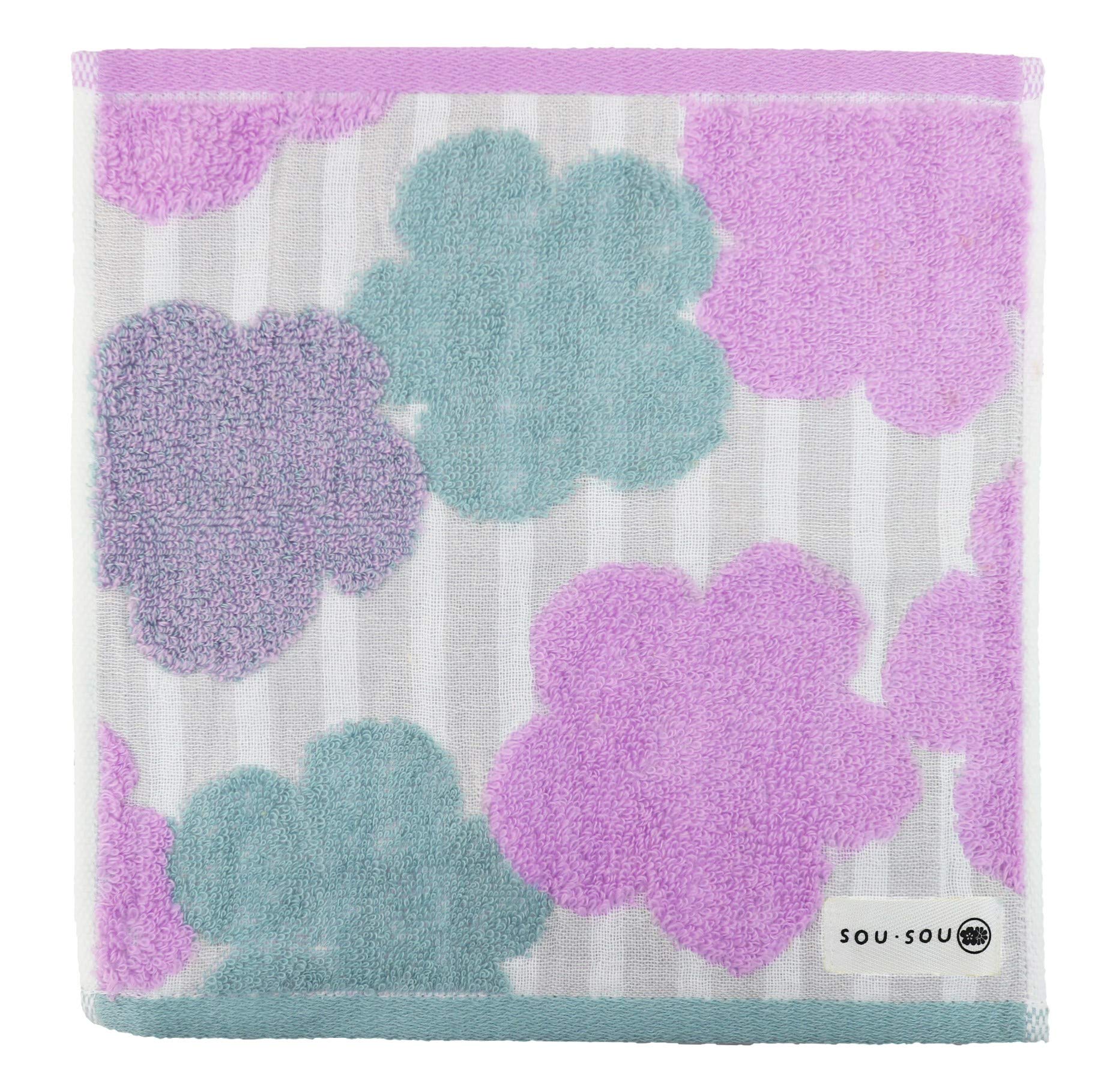 

Marushin Hand Nunoshiba Sky Rose Made in Imabari 6165003500 SOU SOU Towel, 25x25cm, Pattern, Japan, Certified, Mother s Day, Birthday, Gift,