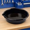 Yousheng Engine Oil Drain Pan 7-Quart Black Plastic Oil Change Pan, Waste Oil Catch Basin, Car Waste Oil Tray, Auto Repair Receiver
