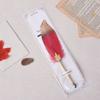Fashion Student Stationery Gift Writing Supplies Ballpoint Pen Feather Decor Writing Pen 0.5mm