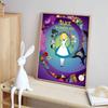 Full Round Diamond Painting Alice In Wonderland Art Rhinestone Picture Mosaic DIY 5D Cross Stitch Embroidery Home Decoration