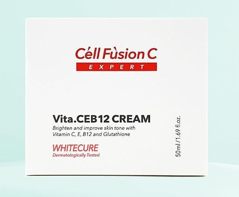 

CELL FUSION C Expert Vita.CEB12 Крем 50 мл, Антиоксидантный эффект, Отбеливание, Увлажнение, Корейская косметика, K-beauty