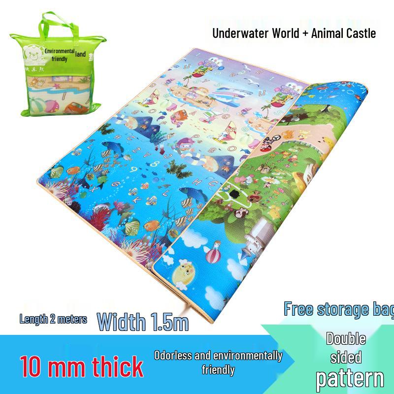 Enlarged Waterproof Outdoor Cartoon Picnic and Camping Mat - Foldable and Moisture-Proof