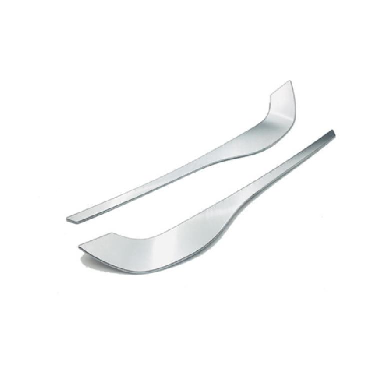 ABS Chrome Front Fog Light Lower Stripe Cover Trim For 2017- Mazda CX-5 CX5