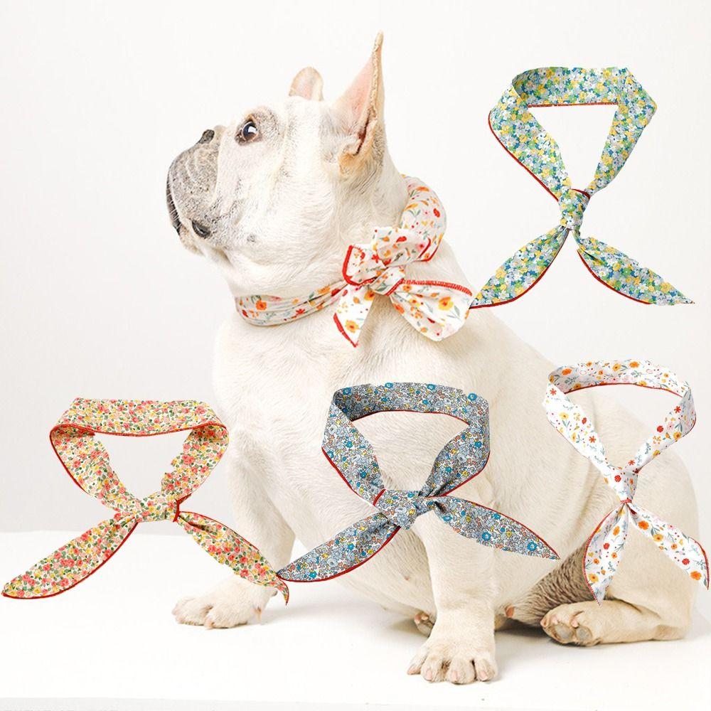 Polyester Fiber Pet Cooling Ice Scarf Absorbent Reusable Pet Cold Triangular Scarf Adjustable Physical Cooling