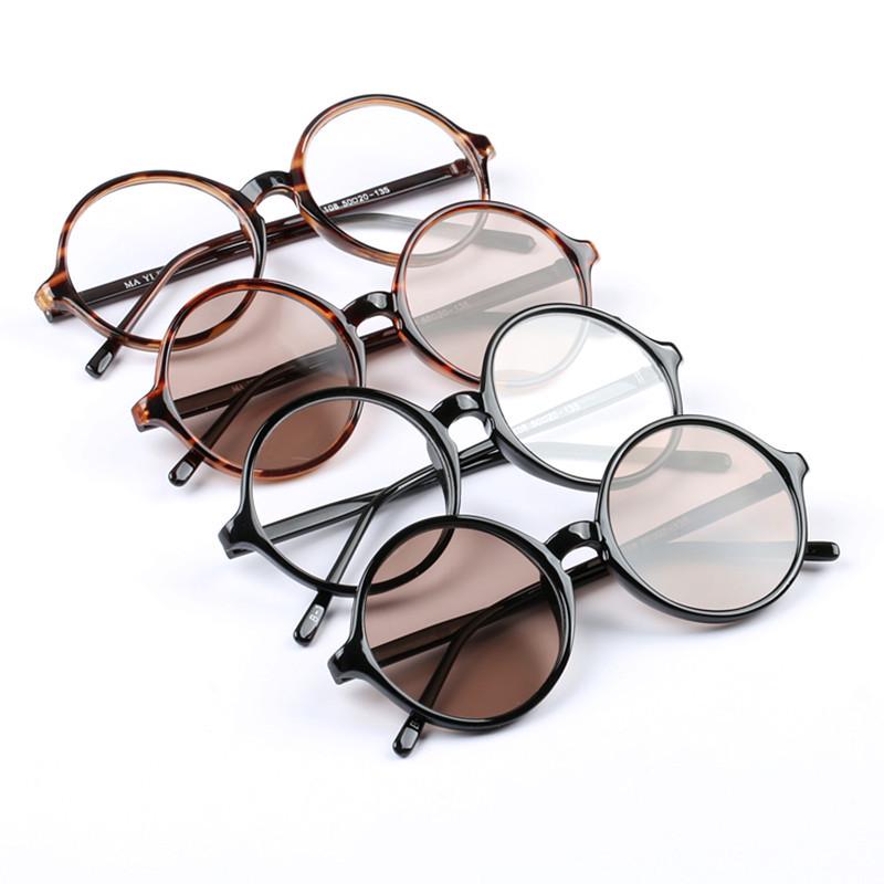 

Genuine Crystal Stone Round Sunglasses for Men - Nostalgic Fashion Style