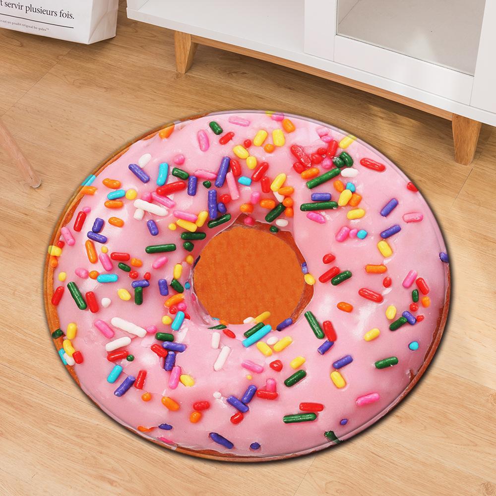 Biscuits Biscuits Round Carpet Computer Chair Mat Office Chair Floor Mat Door Mat Foot Mat