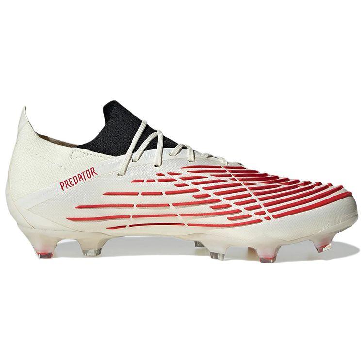 Adidas Predator Edge.1 L FG Firm Ground Natural Grass Durable Soccer Shoes Men Soccer Shoes White GV7390
