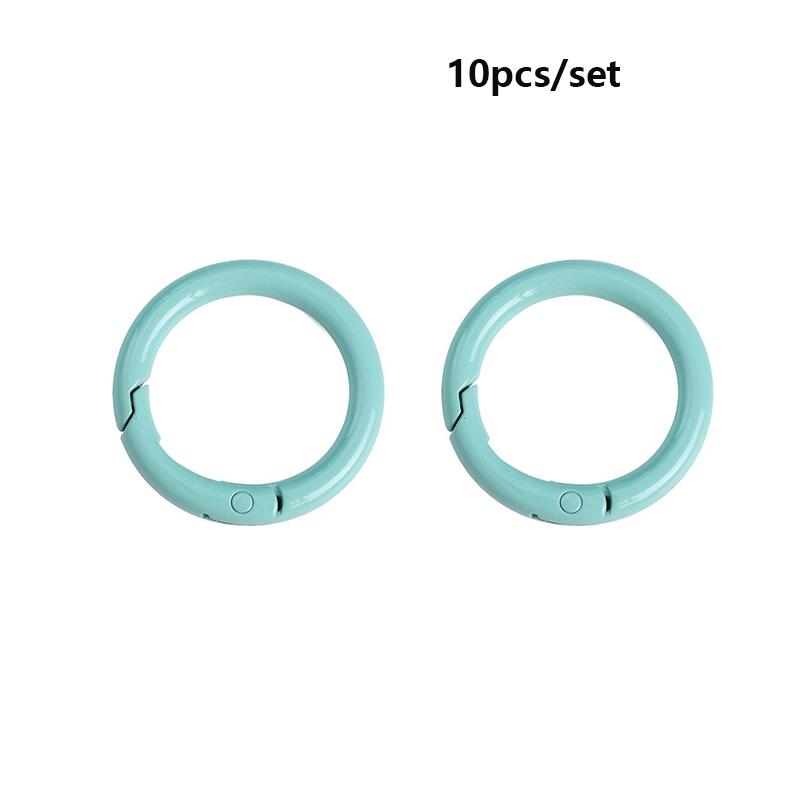 Yogodlns 10Pcs/Set 33MM High quality Plated Gate Zinc Alloy Hooks Snap Clasp Clip Bag Belt Buckle Spring O-Ring Buckles Carabiner Purses Handbags