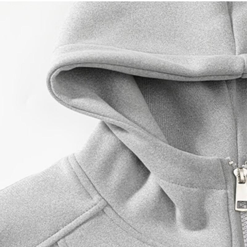 SNOOPY Men's Heavyweight Hooded Cardigan Jacket