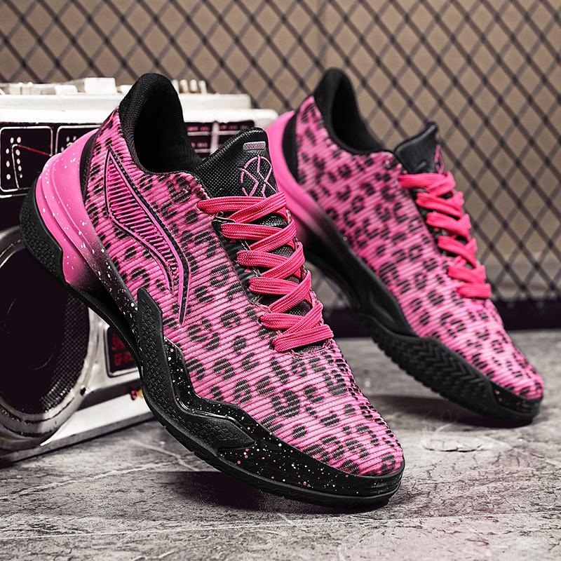 

Подростковые баскетбольные кроссовки нескользящие и износостойкие подростковые спортивные кроссовки с леопардовым принтом для учащихся средней школы для занятий физкультурой и баскетбольных тренировок 44