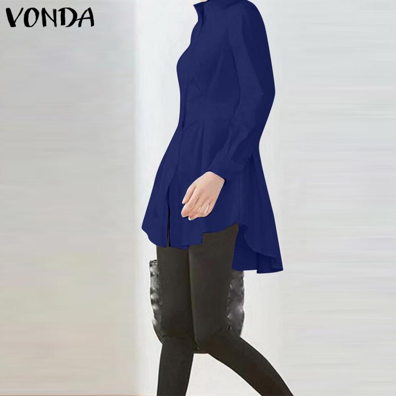 

VONDA Женская рубашка X-Fit с воротником стойкой и длинными рукавами