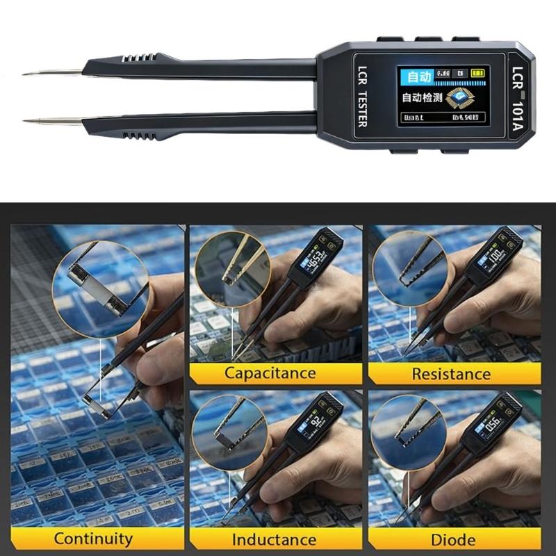 Intelligent Digital Meter Tester For Accurate Resistance Inductance Capacitance Measurement Tool With LCD Display