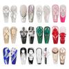 12-Grid Irregular Transparent AB Glass Diamonds for Nail Art