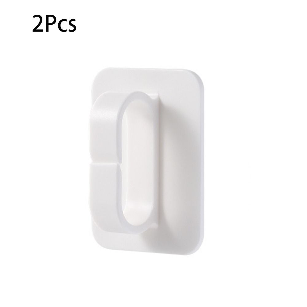 

2 Pcs Strong Bearing Capacity Bathroom Decor Toroidal Adhesive Hooks New Shower Hooks Kitchen