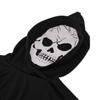 Kids Horror Death Luminous Jumpsuit Sickle Black Robe Grim Reaper Cosplay Costume Props Halloween Costume