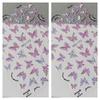Xiaohongshu Shell Fairy Butterfly Aurora Nail Stickers - Romantic & Elegant Style