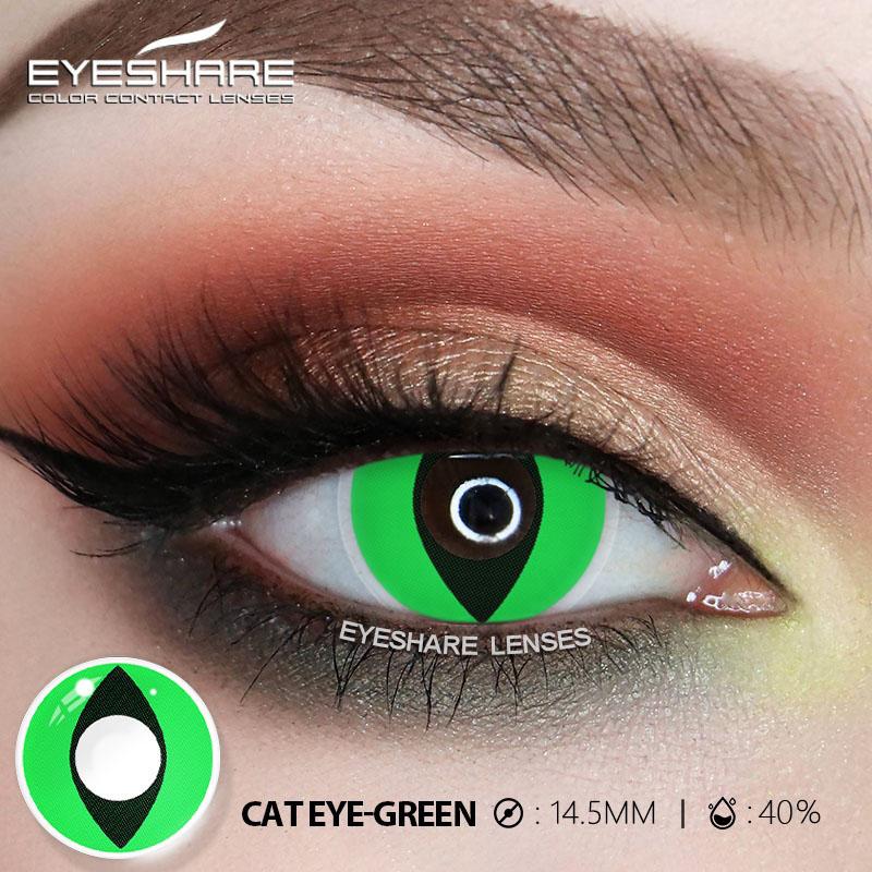1 Pair White Colored Contacts Cosplay Contact Lenses for Eyes Black Lenses High Quality Soft Lenses Beauty Makeup Yearly