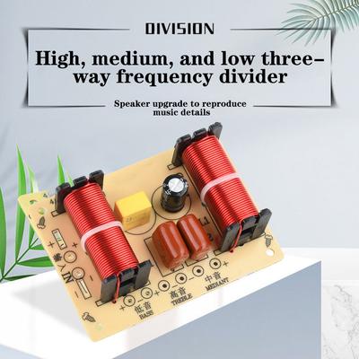 150W Crossover 900Hz-4000Hz High Medium and Low Audio Modification Home Theater Sound Upgrade Crossover for 4-11 Inch Speakers