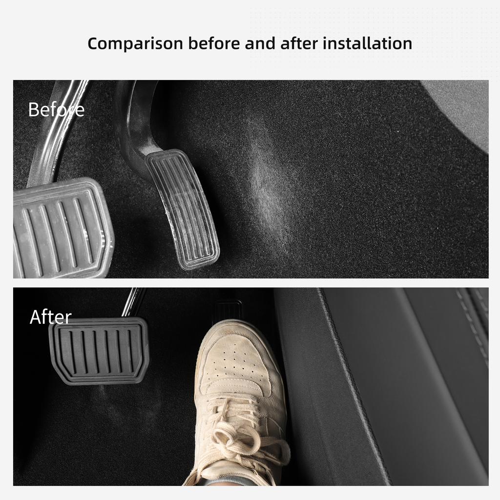 for Tesla Model 3 Highland 2025 2025 Door Sill Strip Guard Car Threshold Protector Accessories Central Control Anti-kick Pad LHD