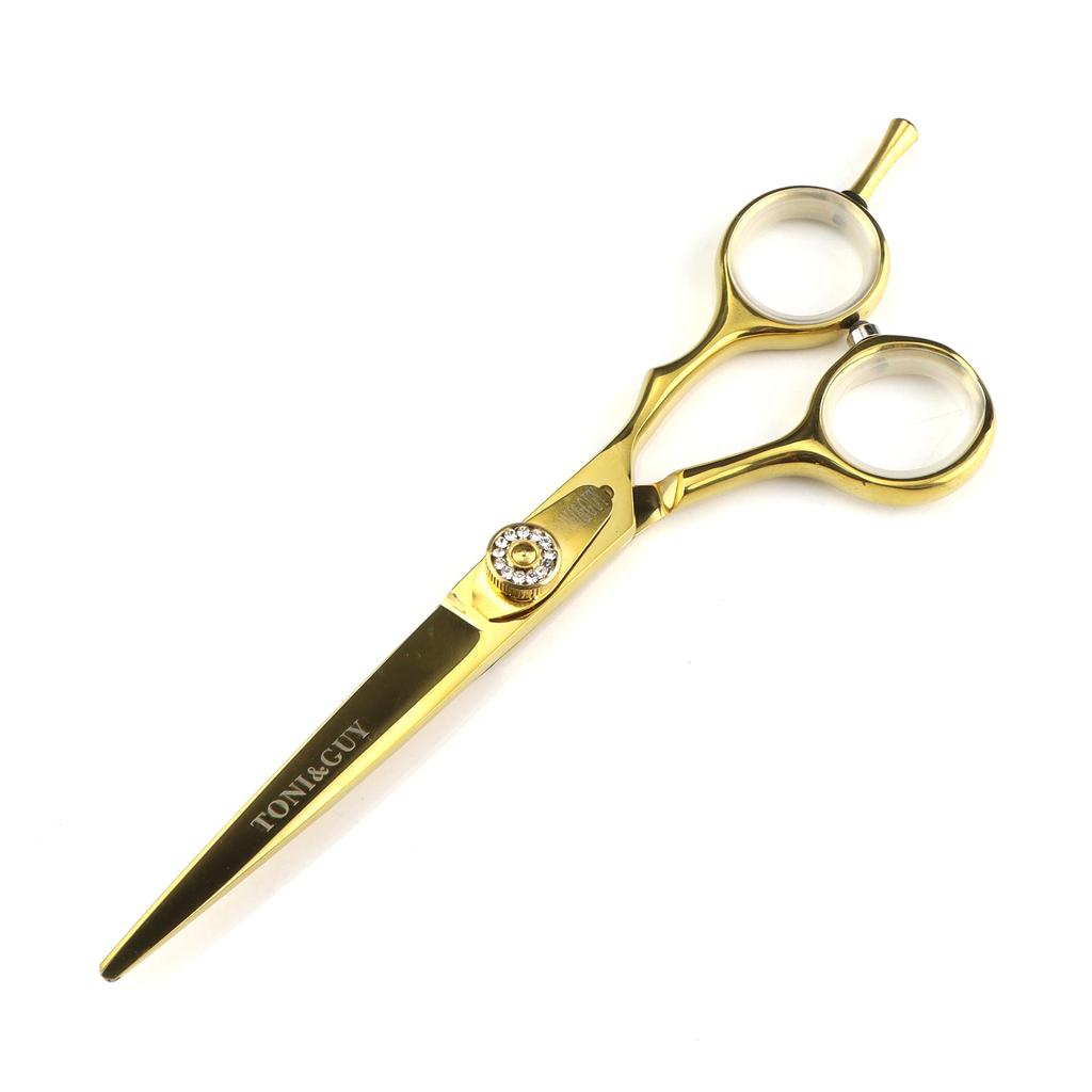 Golden Shrapnel, Hair Scissors, Hair Scissors, Flat Scissors, Tooth Scissors, Thinning, For Hair Salons And Hairdressers.