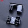JCD Graphics Card Power Supply Adapter Elbow 180°, GPU PSU Steering Connector PCI-E 6Pin 8Pin Rotating Wiring Artifact Solution