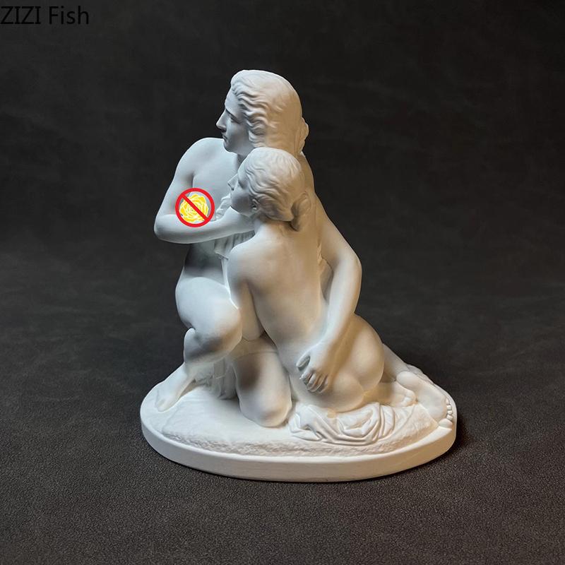 Bathing Goddess Plaster Statue Desk Decoration Creative Figures Artwork Ornaments Characters Sculpture Room Aesthetic Decor