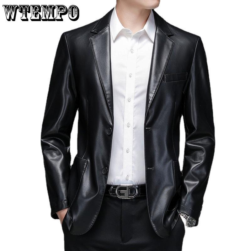 Comprar Terno Masculino de Primavera e Outono Jaqueta de Couro