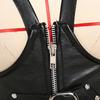 Corset Steampunk en Faux cuir pour femmes, Bustier Punk Rock, surbuste à boucle, Basque avec string