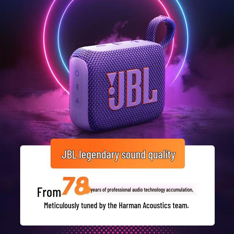 JBL Go 4 Portable Bluetooth Speaker CN plug (adapter included)